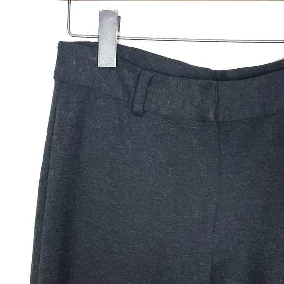 EUC LANDS' END Woman's Classic Gray Stretchy Straight Leg Dress Pants Size: 6 - Picture 2 of 6